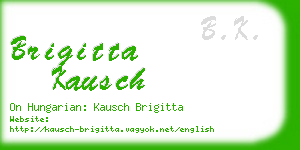 brigitta kausch business card